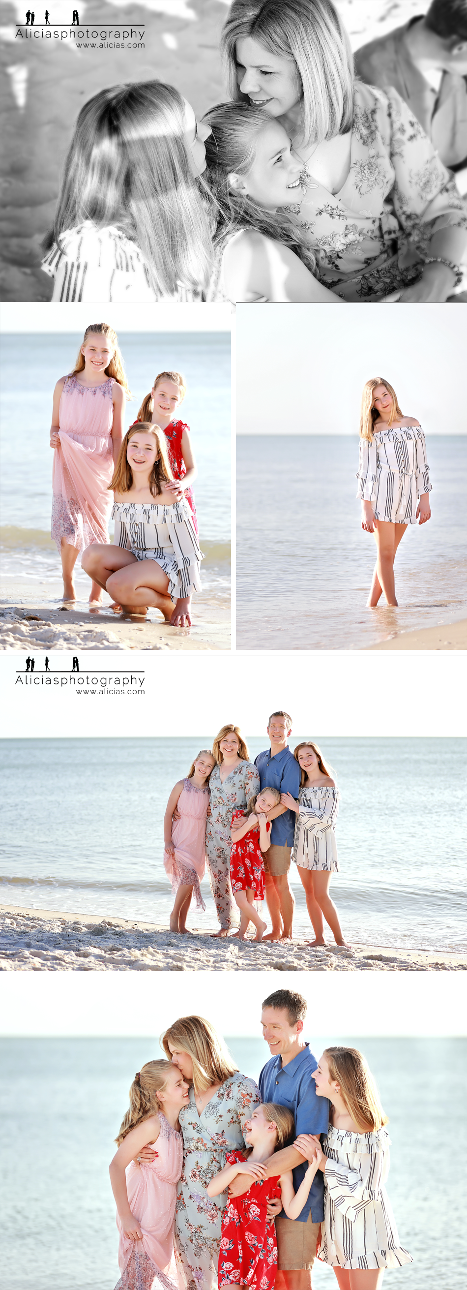 Marco Island Florida Destination Family Beach Session | Naperville Photographer Alicia's Photography